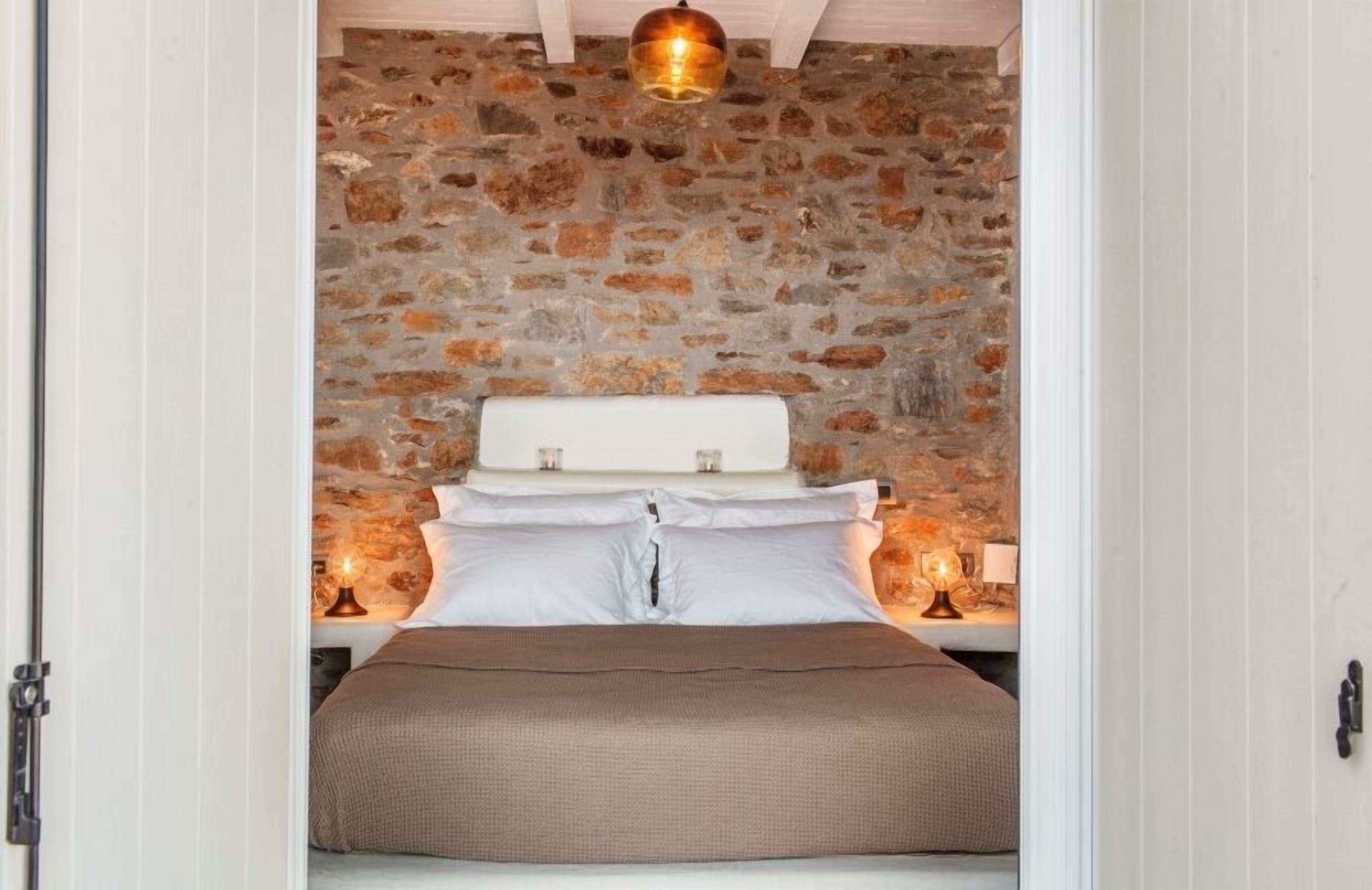 House, 2 Bedrooms, Sea View (Iridanos) | 1 bedroom, premium bedding, minibar, in-room safe