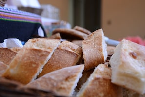Free daily buffet breakfast