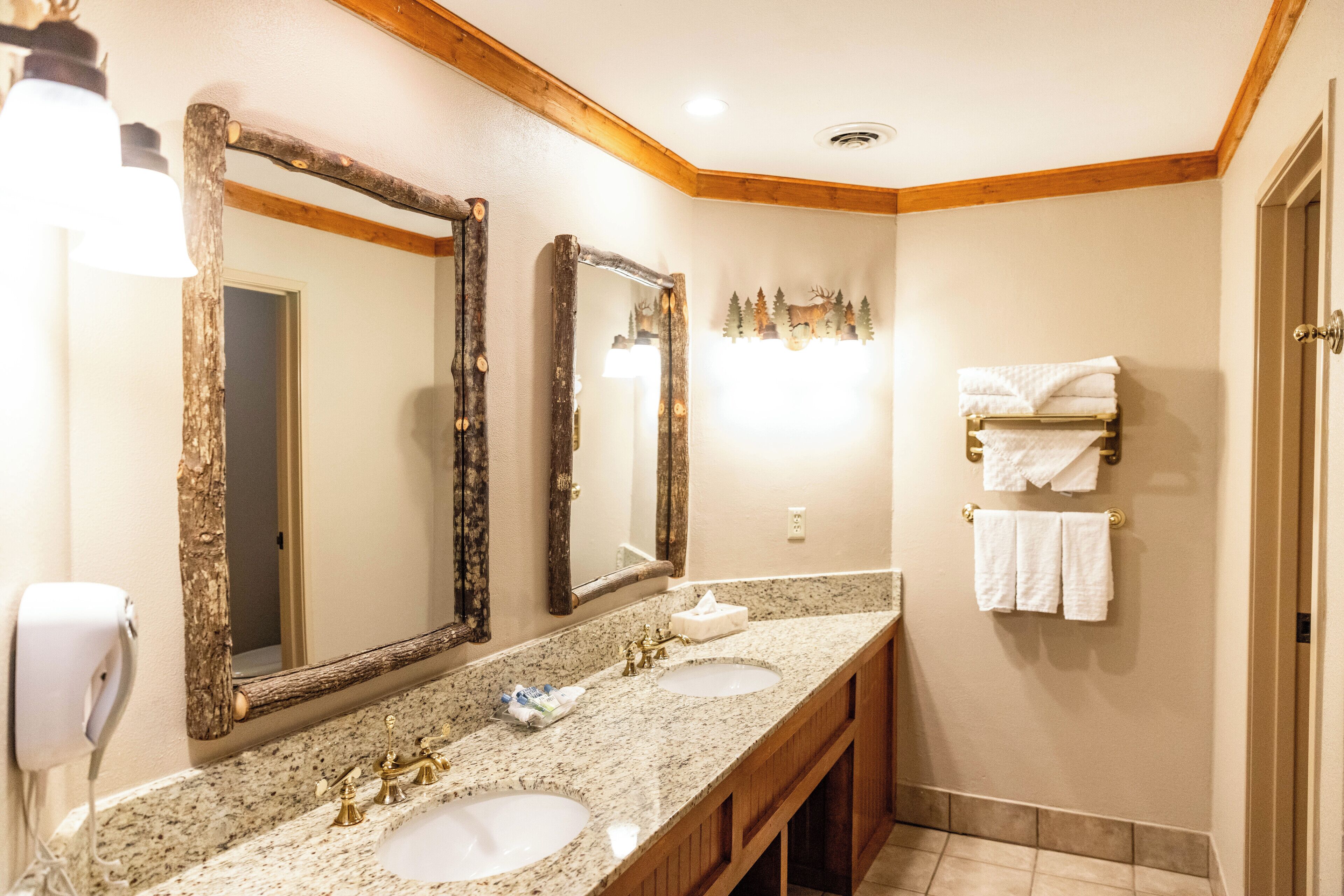 Free toiletries, hair dryer, towels, soap