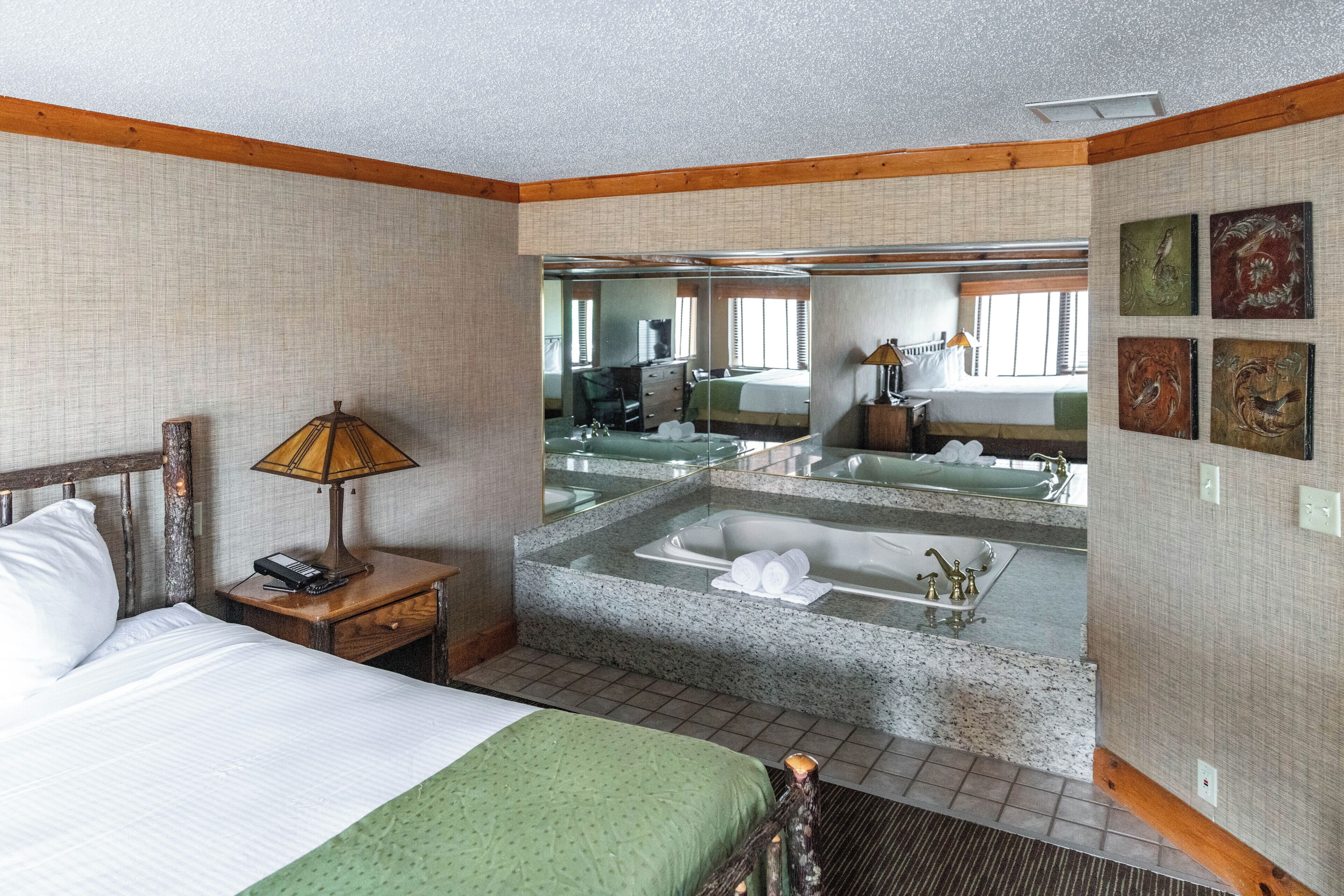 Blackout drapes, iron/ironing board, free WiFi, bed sheets