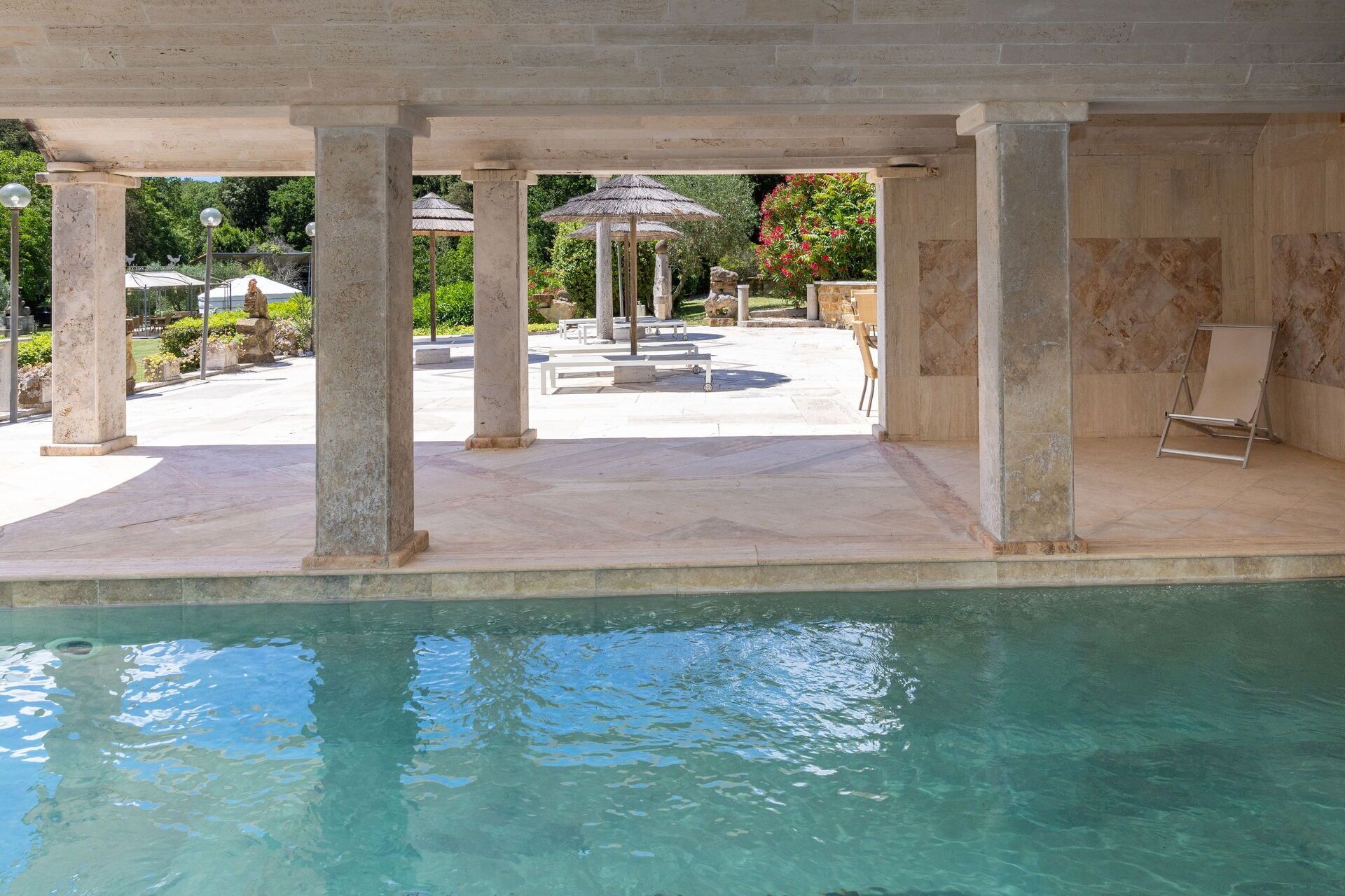 Una piscina climatizada