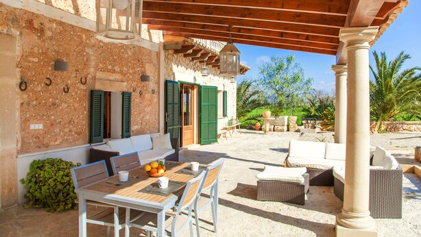 Outdoor dining - SON NADAL - Villa with private pool and free WiFi in Costitx (Costitx)