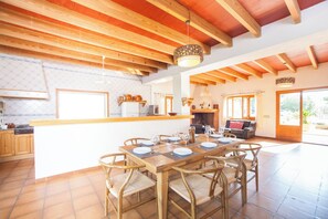 Dining - SON NADAL - Villa with private pool and free WiFi in Costitx (Costitx)