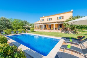 Pool - SA CONCA - Villa with private pool in Porto Cristo. Free WiFi (Manacor)