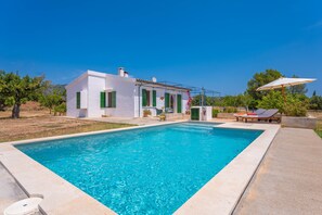 Pool - SES PLANES (CA NA FAUSTINA) - Villa with private pool in SELVA. Free WiFi (Selva)