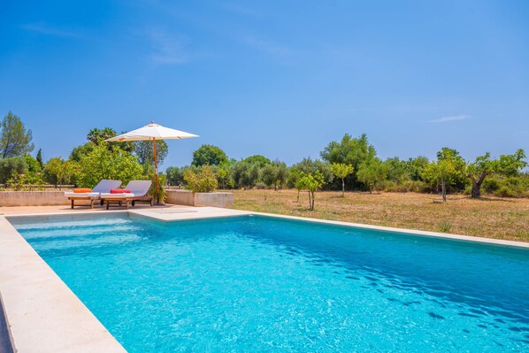 Pool - SES PLANES (CA NA FAUSTINA) - Villa with private pool in SELVA. Free WiFi (Selva)