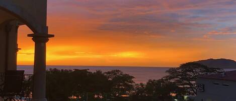 Blick von der Unterkunft