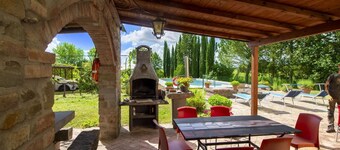 Maison de vacances privée avec piscine privée, WIFI, climatisation, TV, terrasse, animaux admis