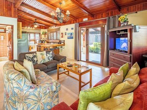 Smart TV, reproductor de DVD, libros y estéreo 