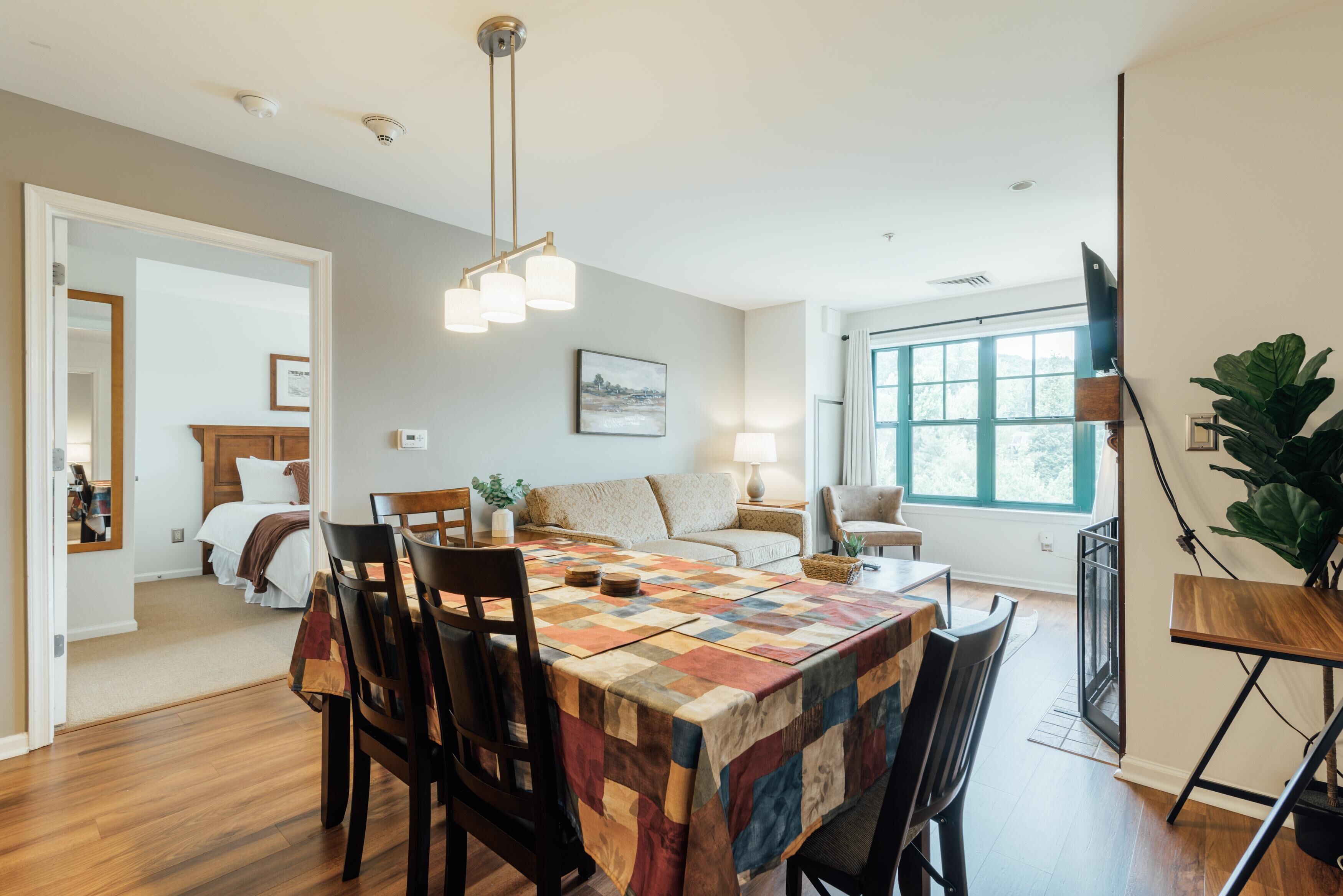 2 soveværelser, skrivebord, strygejern/strygebræt, gratis Wi-Fi