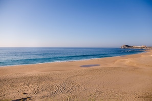 On the beach