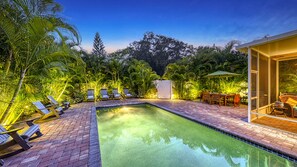 Una piscina climatizada