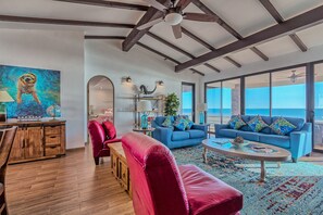 TV, fireplace, DVD player