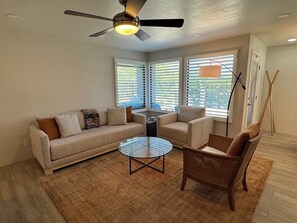 TV, fireplace, DVD player