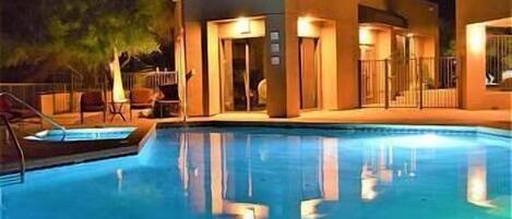 Una piscina climatizada