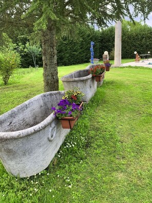Tuin, Gazon, Landscaping, Schaduw, Buitenmeubels, Park, Hacienda, Landgoed, Werf, Eco Hotel