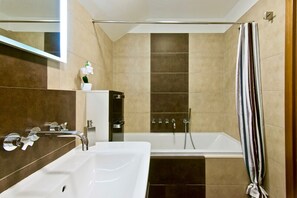 Hair dryer, towels