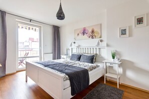 1 soverom, strykejern/-brett, wi-fi og sengetøy