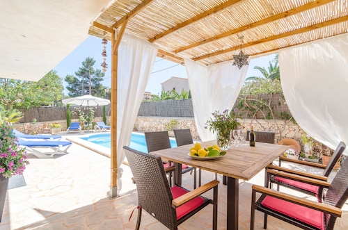 XALET S'ESCALETA - Ferienhaus mit privaten Pool in Cala Santanyi. WiFi gratis