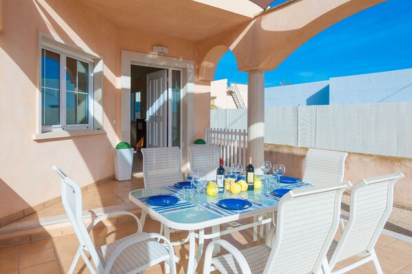 Udendørs spisemuligheder