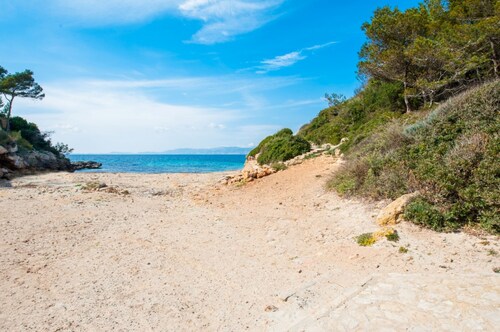 CAN FERRO - Ferienhaus mit privaten Pool in Cala Blava. WiFi gratis