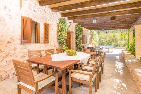 Restaurante al aire libre