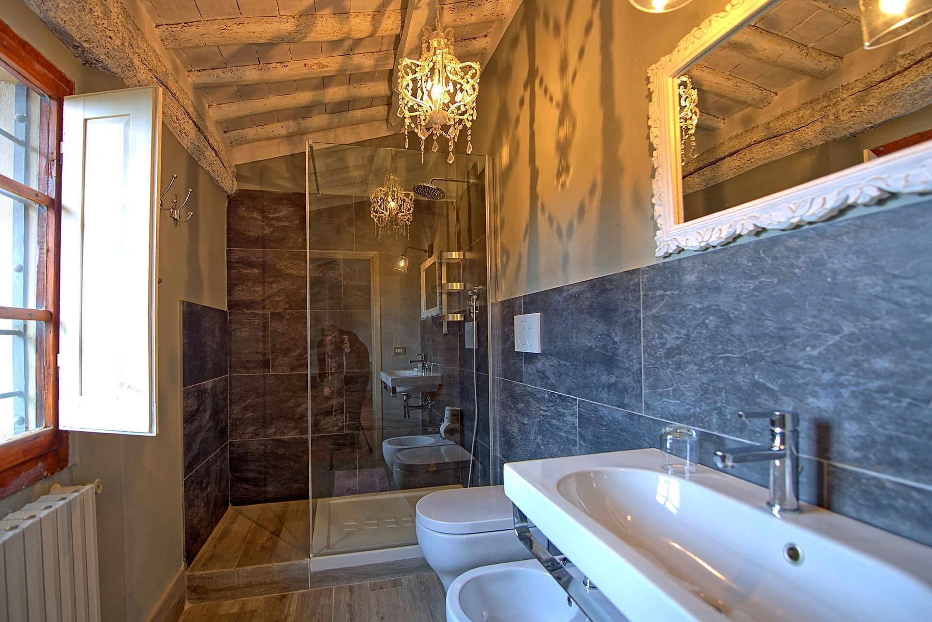 Shower, bidet