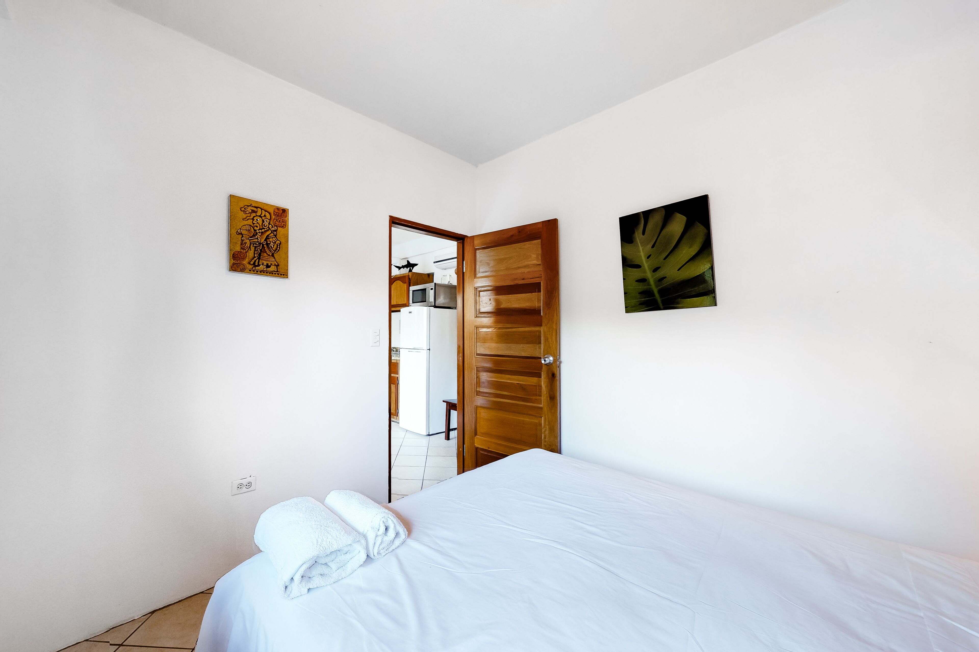 1 slaapkamer, een strijkplank/strijkijzer, wifi, beddengoed