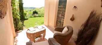 Estupenda casa de vacaciones privada con piscina privada, WIFI, A/C, TV, veranda, vista panorámica