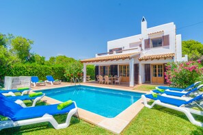 Pool - CA NA MARTINA - Villa with private pool in Cala d'Or. Free WiFi (Cala d'Or)