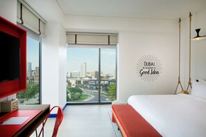Habitación, 1 cama de matrimonio grande, vistas a la ciudad | Vistas desde la habitación