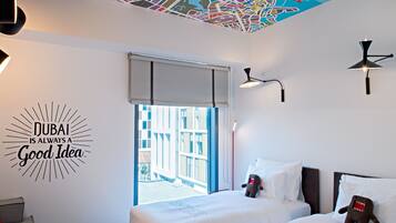 1 bedroom, hypo-allergenic bedding, minibar, in-room safe