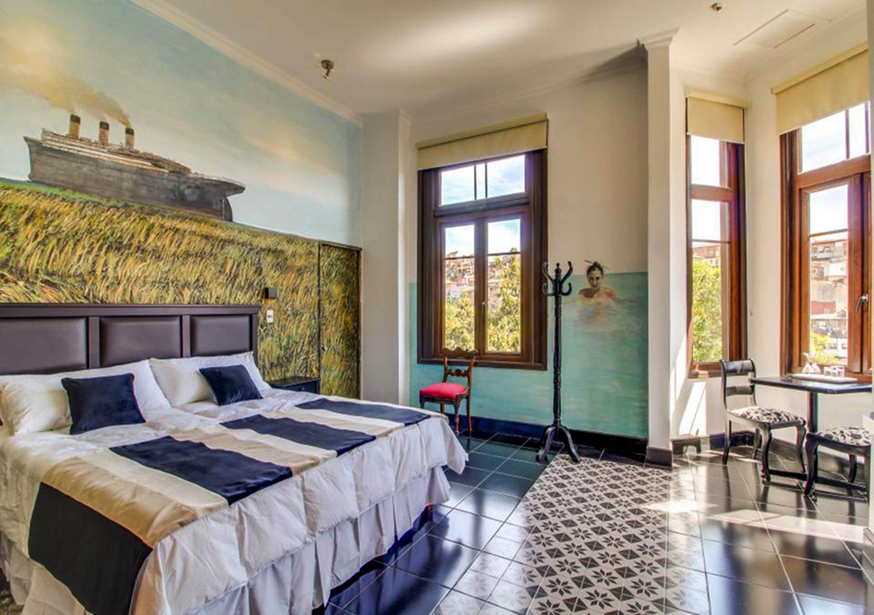 superior double room, 1 king bed, hill view | premium bedding, minibar, individually decorated, desk