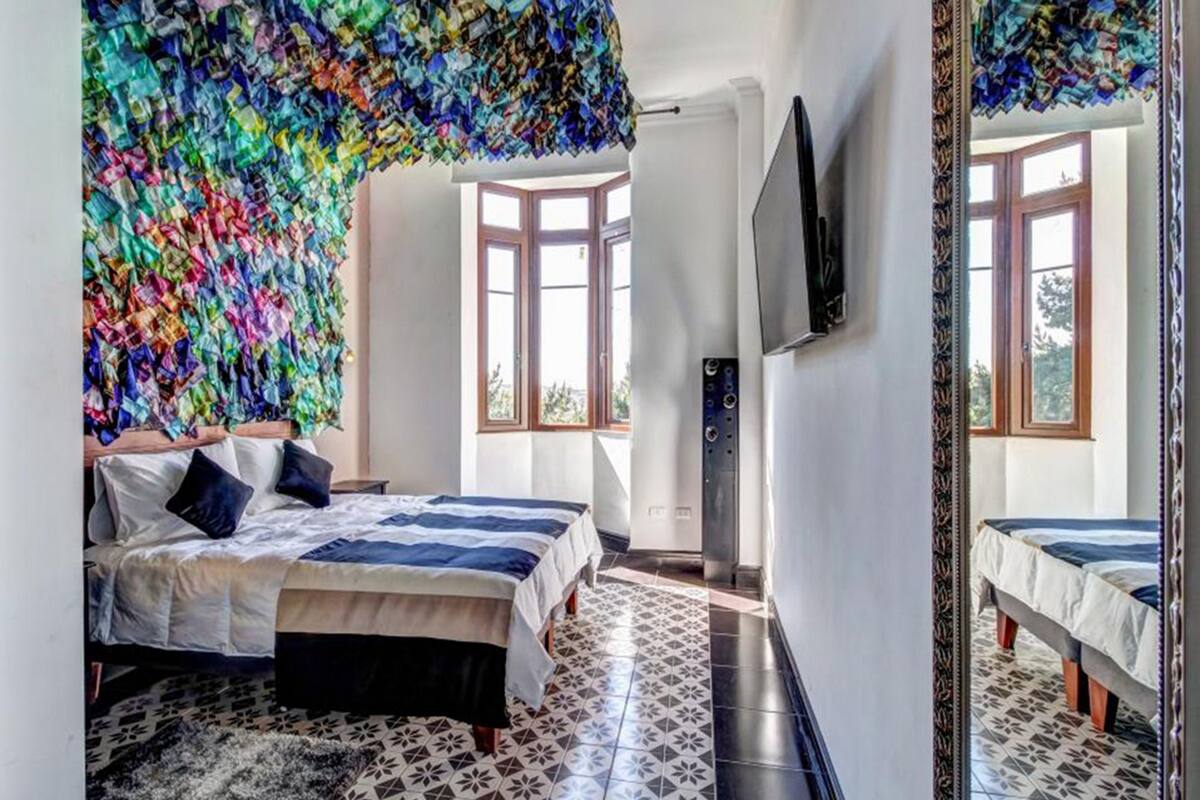 standard double room, 1 queen bed | premium bedding, minibar, individually decorated, desk