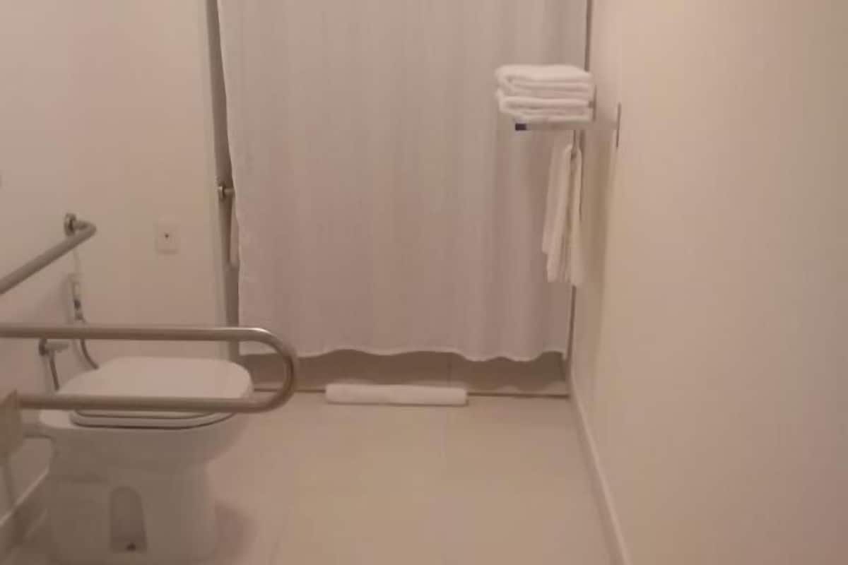 standard pwd disability access - 1 double bed | bathroom | shower, rainfall showerhead, free toiletries, hair dryer