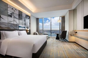 Deluxe Room, 1 King Bed, Non Smoking | Free WiFi, bed sheets - Wyndham Grand Suzhou Fenhu (Suzhou)