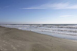 On the beach