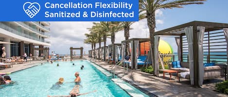 حمّام سباحة مُدفَّأ