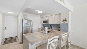 Coffee/tea maker, fridge, microwave, oven - E705 Breathtaking Direct Gulf-front View, 3 pools, Tennis (Panama City Beach)