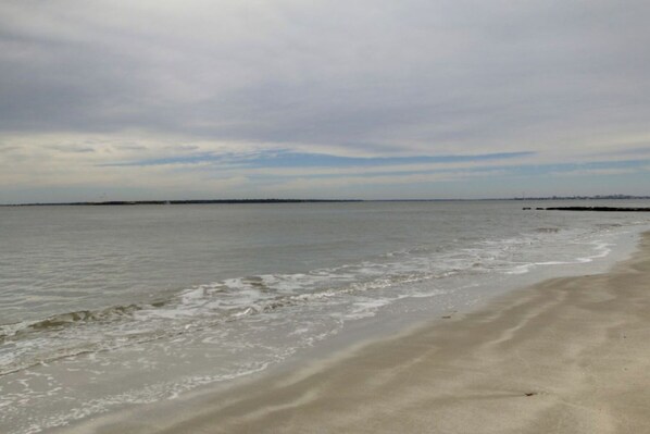On the beach