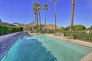 Pool - Patio & Mountain Views: Palm Desert Townhome (Palm Desert)