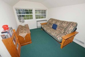 TV, fireplace, DVD player