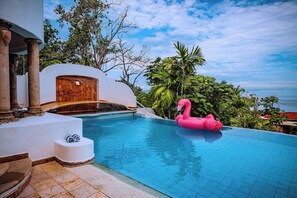 An infinity pool - Heated Pool, Chef, Barman & Full Staff (Sleeps 30) (Puerto Vallarta)