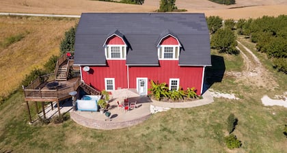 Escape the city to quiet and picturesque Golden Eagle, IL..