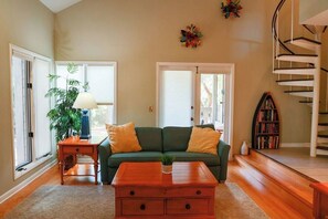 Smart TV, DVD player, books