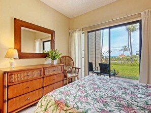 2 bedrooms, iron/ironing board, internet