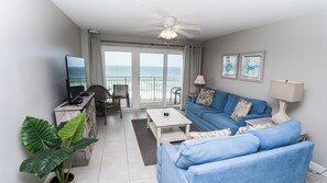 Smart TV, DVD player, offices, printers - D504 Gulf Front Views, 3 pools, Tennis (Panama City Beach)