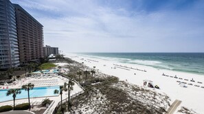On the beach - D504 Gulf Front Views, 3 pools, Tennis (Panama City Beach)