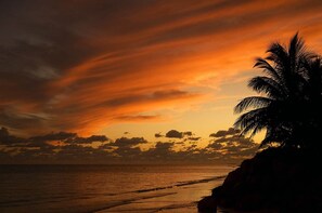 Nära stranden och strandhanddukar