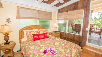 1 bedroom, memory foam beds, iron/ironing board, travel crib